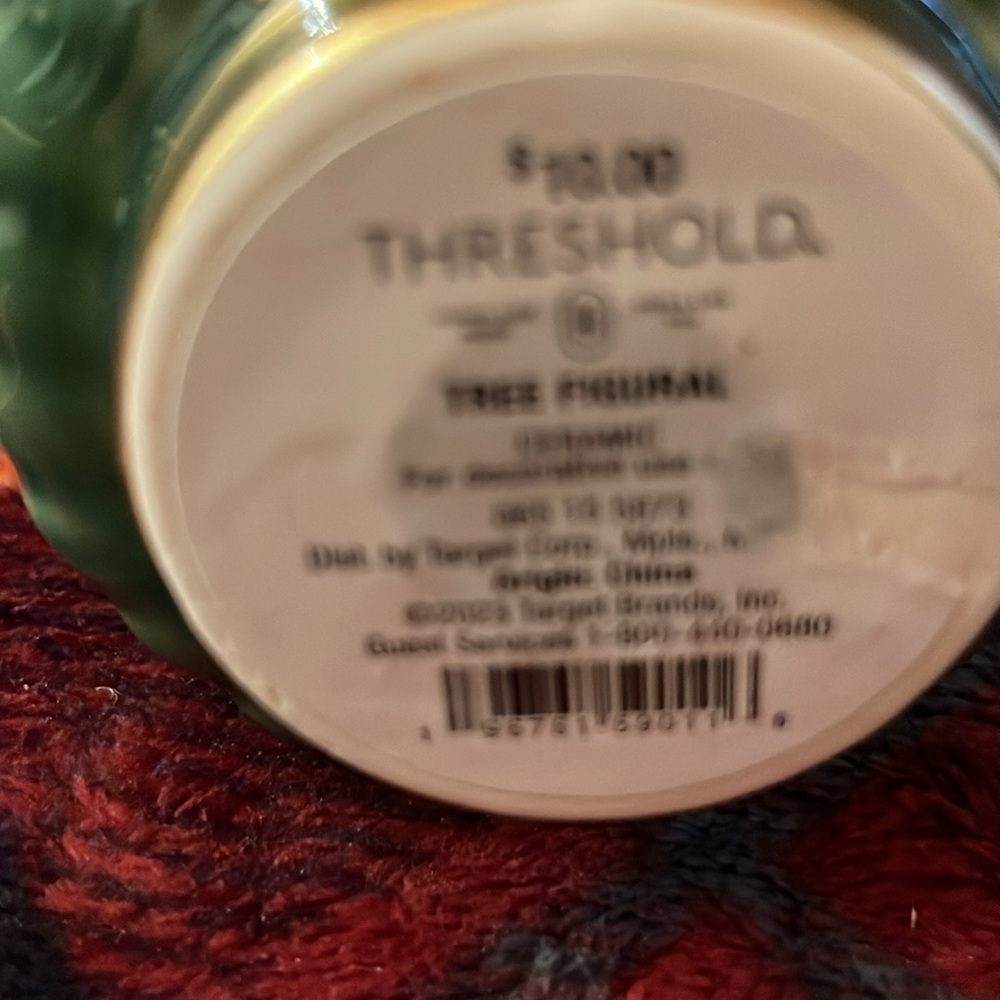 Green Ceramic Tree Accent - Picture 3 of 4